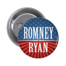 Mitt Romney Paul Ryan 2012 buttons