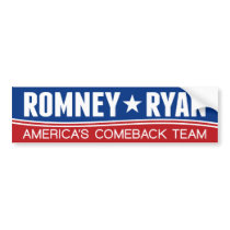 Mitt Romney und Paul Ryan autoaufkleber