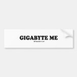 Mitteilungs-T-Stück - "Gigabyte ich " Autoaufkleber