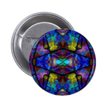 Mittelalterliche abstrakte Kunst beflecktes Glas-D Anstecknadelbutton