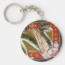 Mittelalterlicher Greif Keychain Schlüsselbänder