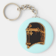Mittelalterlicher Sturzhelm III Schlüsselband