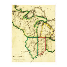 Mittelwesten in der vereinigten StatesPanoramic Ka Leinwand Drucke