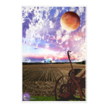 Mittelwesten-Mond Kunst Fotos