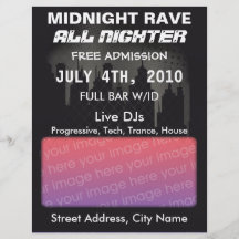 MitternachtsRave-Flyer