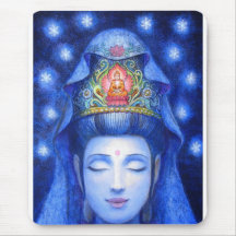 MitternachtsZen-Meditation Kuan Yin Mousepad