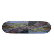 Mittleres Becken des Geysirs einzigartige 456, Yel Bedruckte Skateboarddecks