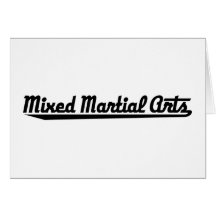mixed martial arts grußkarten