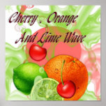 Mixeffruitlimeorangecherry Posterdrucke