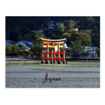 Miyajima-Wasser Postkarte