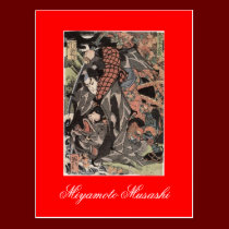 Miyamoto Musashi, C. 1800's postkarten