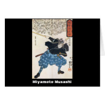 Miyamoto Musashi, das C. 1800's malt Karten
