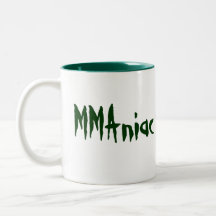MMAniac auf dem Matte Grün-Becher Haferl