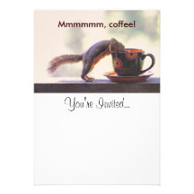 Mmmmmm, Kaffee! Einladungskarte