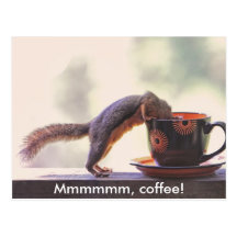Mmmmmm, Kaffee! Postkarte
