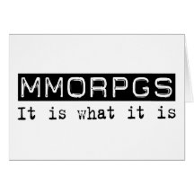 MMORPGs ist es Grußkarte