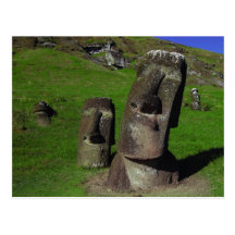 Moai auf Osterinsel (Rapa Nui) Postkarten
