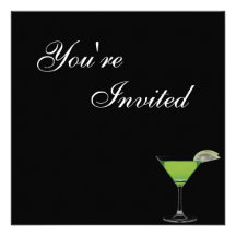 Mocktail Geburtstags-Party Einladung