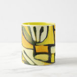 MOD-BECHER #6 - mutige gelbe abstrakte Kunst durch Tasse
