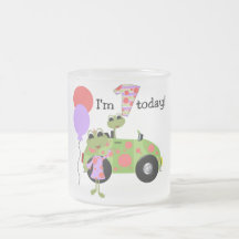 Mod-Frosch-1. Geburtstag Tasse