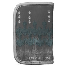 Mode-Folio - Vintager Chic (grau/aquamarin) Planer