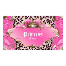 Mode-Schmuck-Visitenkarte-Leopard-Spitze-Rosa