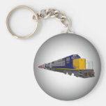 Modell 3D: Güterzug: Eisenbahn: Keychain Schlüsselbänder
