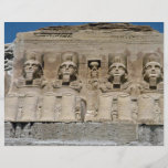 Modellbausandskulptur der ägyptischen Ruinen, Egyp Flyerdruck