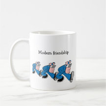 Modern friendship tasse