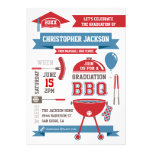 Modern Gradation BBQ Invitation einladungen