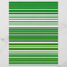Modern Green and white stripes Personalized Flyer