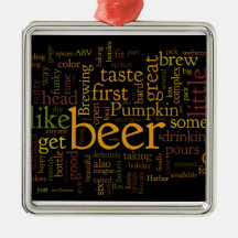 moderne Bierverzierung Weihnachtsornament
