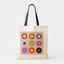 Moderne bunte Kreis-Taschen-Tasche