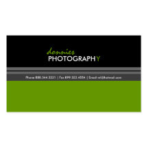 Moderne Fotograf-Visitenkarte