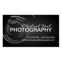 Moderne Fotograf-Visitenkarten