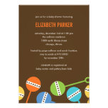 Moderne Geklapper-Jungen-Babyparty-Einladung