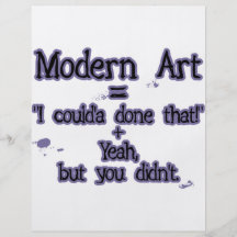Moderne Kunst Flyerdesign