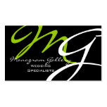 Moderne Monogramm-Visitenkarte-Schablone