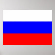 Moderne Muster-Russe-Flagge Posterdrucke