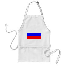Moderne Muster-Russe-Flagge Schürze