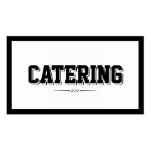 Moderne mutige GrenzCatering-Geschäfts-Karte Visitenkarten Vorlage