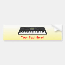 Moderne Tastatur Synth: Modell 3D: Autoaufkleber