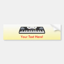 Moderne Tastatur Synth: Modell 3D: Autoaufkleber
