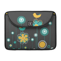 Moderne wunderliche Blumen MacBook Sleeve Für MacBooks