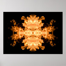Moderner abstrakter Test 01 der Kunst-| FlammensRo Plakatdrucke