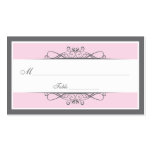 Moderner dekorativer besonderer Anlass Placecard Visitenkarte