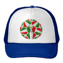 Moderner italienischer Fußball täfelt Grafikgesche Baseball Cap