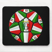 Moderner italienischer Fußball täfelt Grafikgesche Mousepads