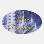 Moderner Schnee des Weihnachtsbaums n Sticker