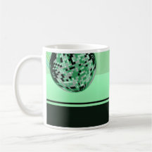 Modernes grünes Hochzeitsgeschenk Kaffee Tasse
